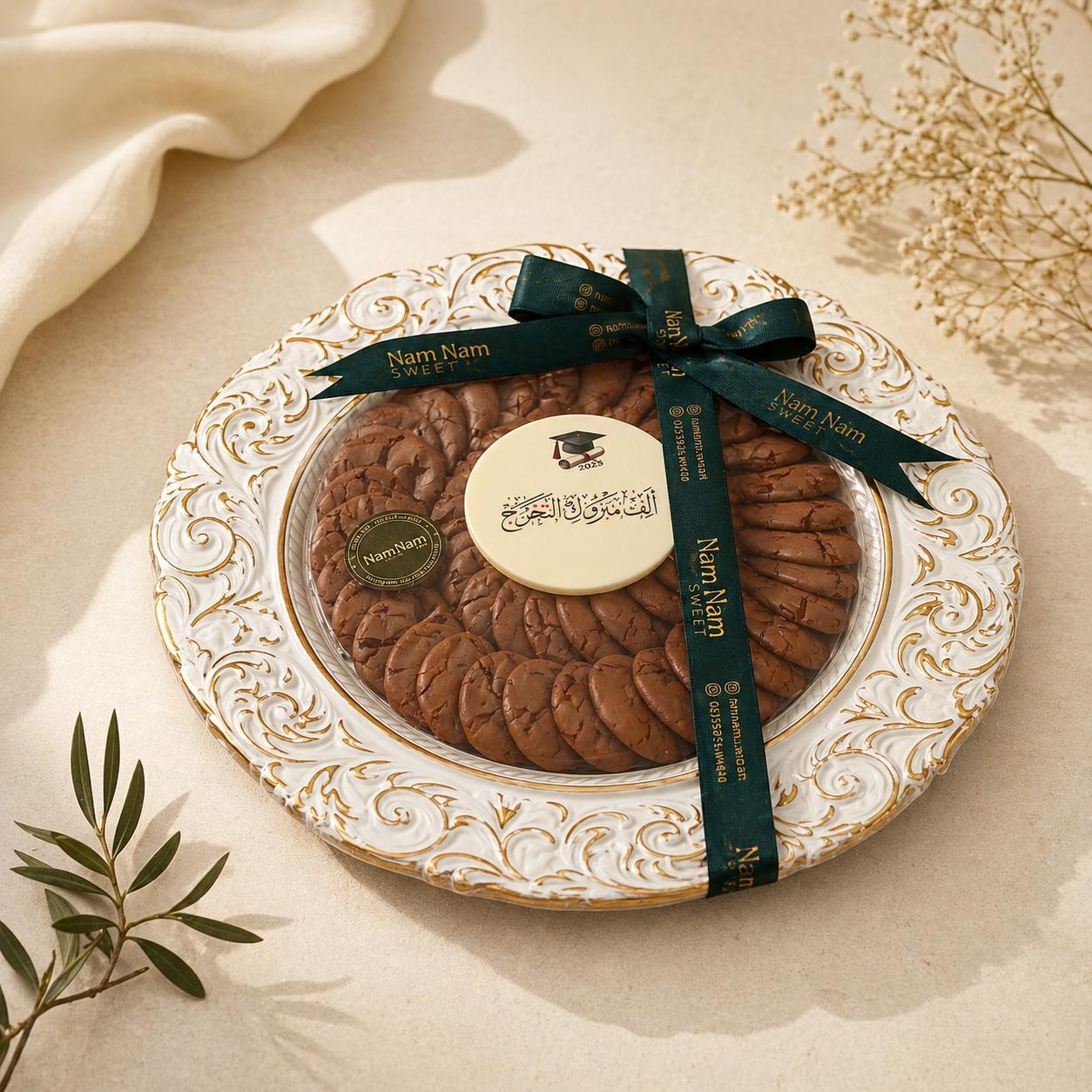 brownie cookies plate G