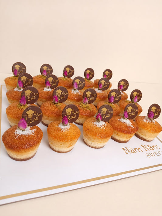 mini basbosa cheesecake G
