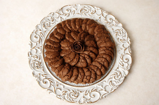 Brownie Cookies Plate